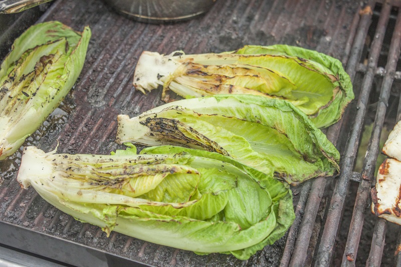 Grilled romaine Fresh Foods for the Grill