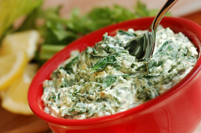 spinach dip is a keto snack