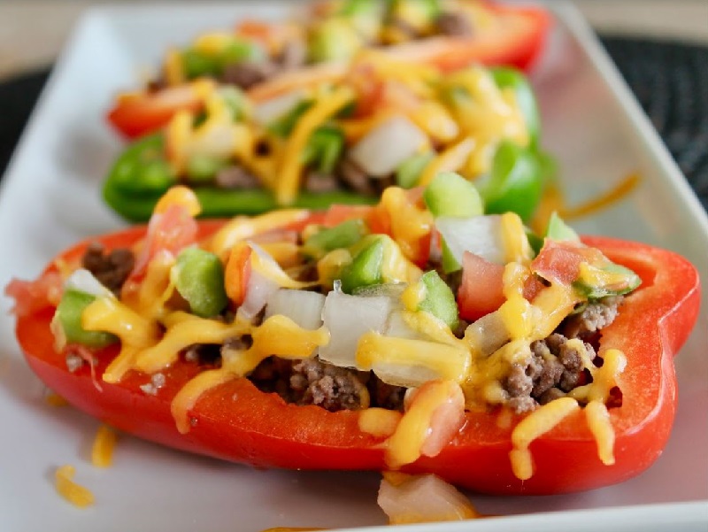 stuffed pepper tacos