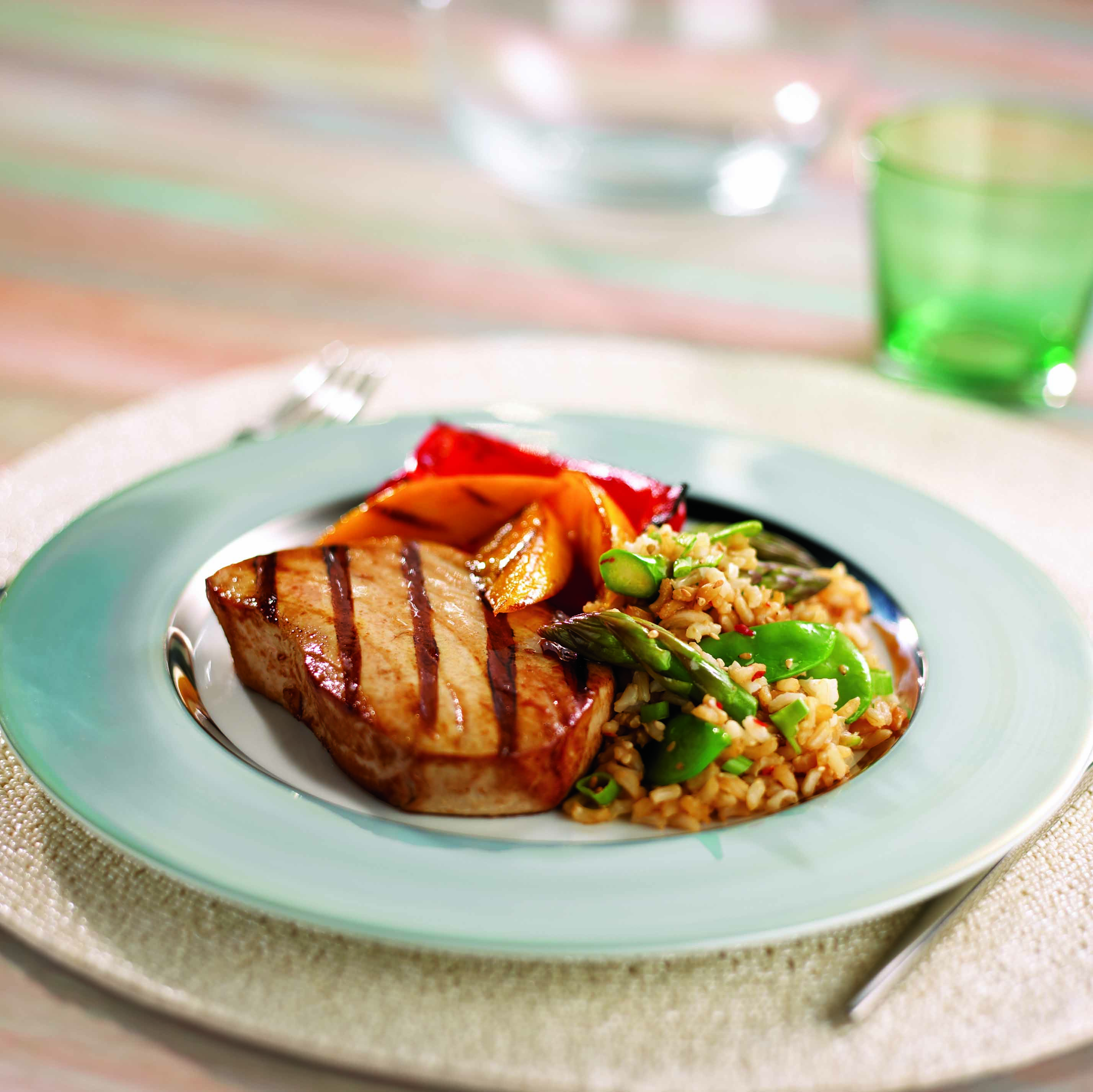 Teriyaki Glazed Grilled Tuna The Palm South Beach Diet Blog,How Long To Steam Cauliflower Rice