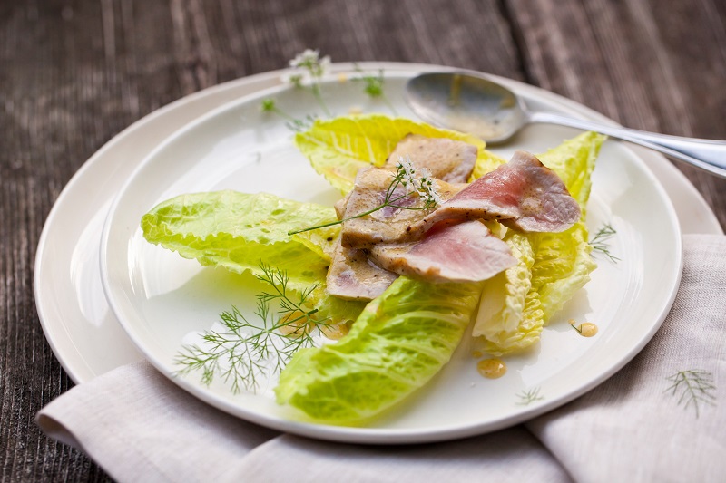 fresh tuna salad with simple lemon dijon dressing 
