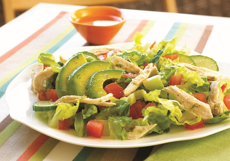 chicken salad with avocado 