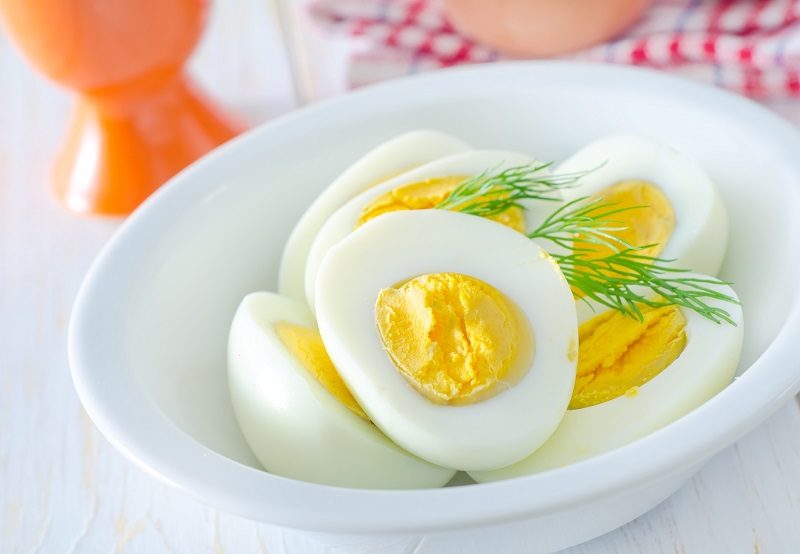 hard-boiled eggs are a keto foods