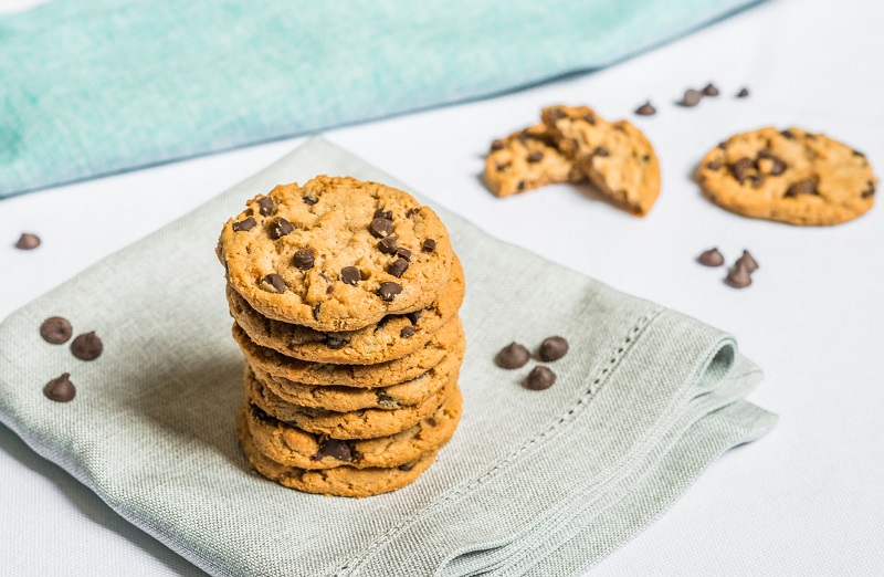 reduced sugar chocolate chip cookies
