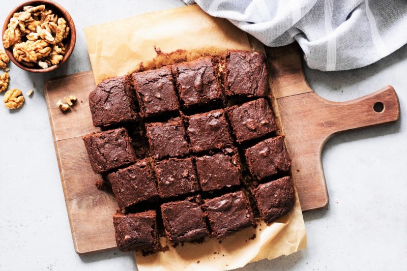 Chocolate Chip Black Bean Brownies healthy baking recipes