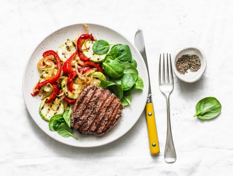 low-carb steak beef recipes with vegetables